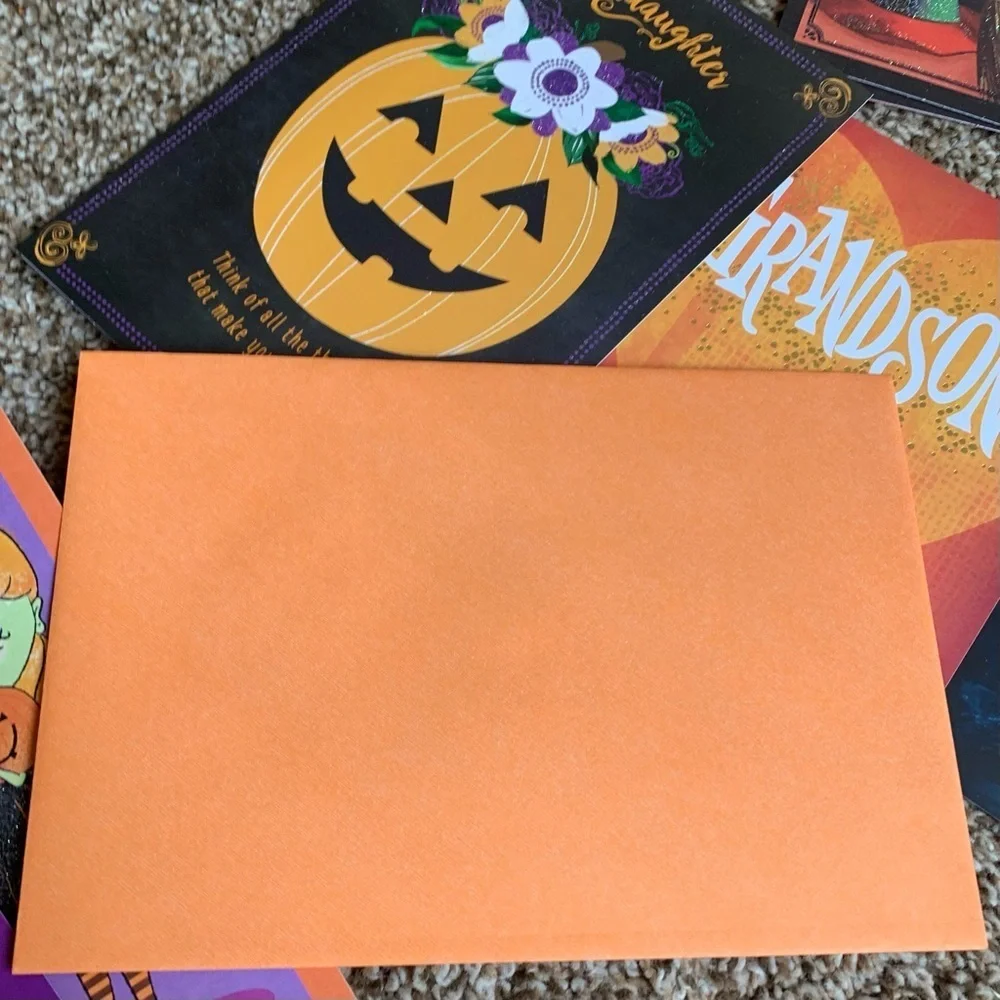 Lot of 25 Hallmark Halloween Greeting Cards Son Daughter Grandson Granddaughter